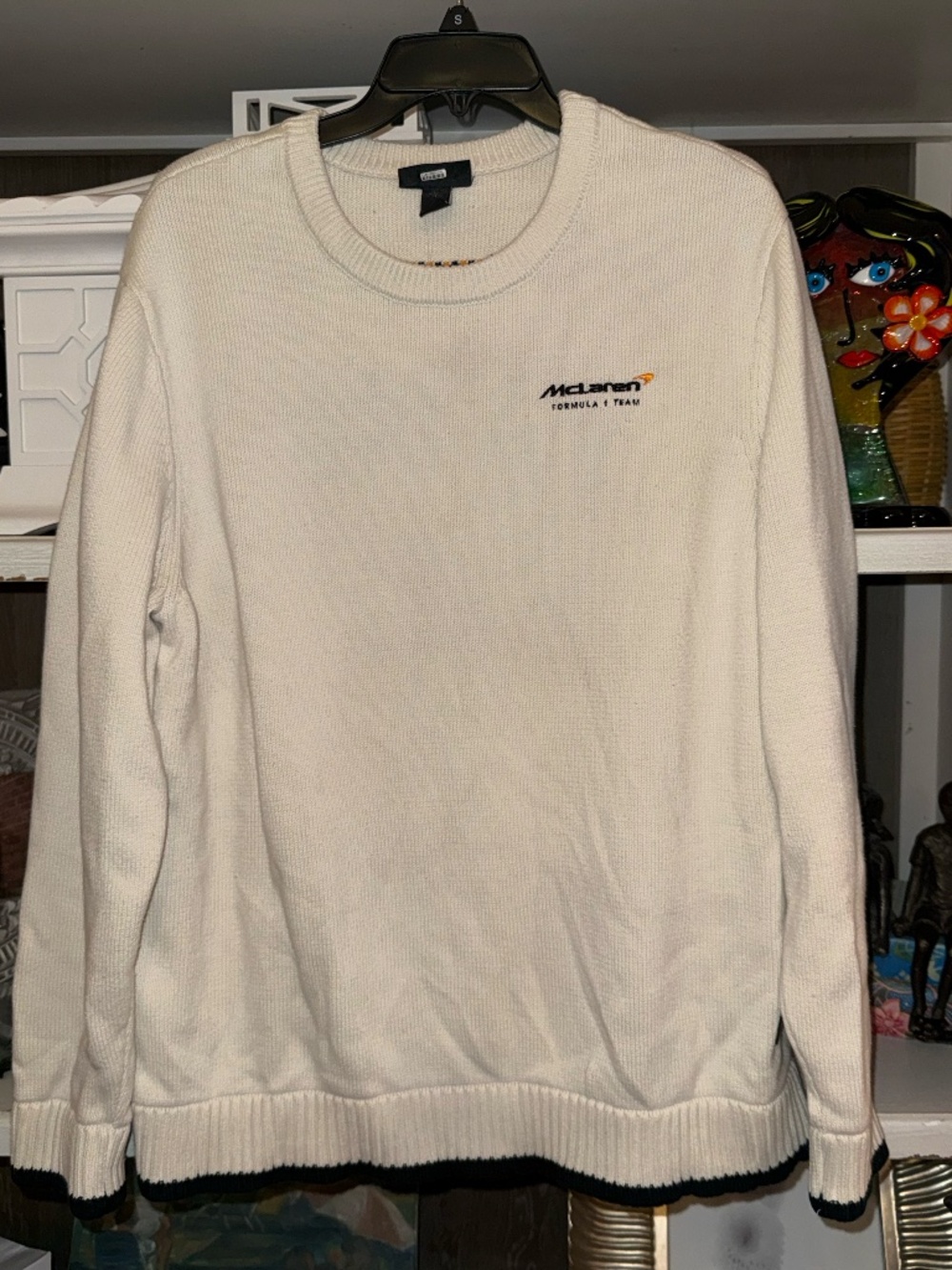 The Wild Collective x Nuuly Large L Mclaren formula team crew sweater - Picture 6 of 9